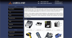 Desktop Screenshot of labelland.com.pl